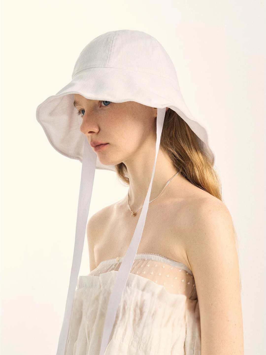 Soft Brim Ribbon Hat