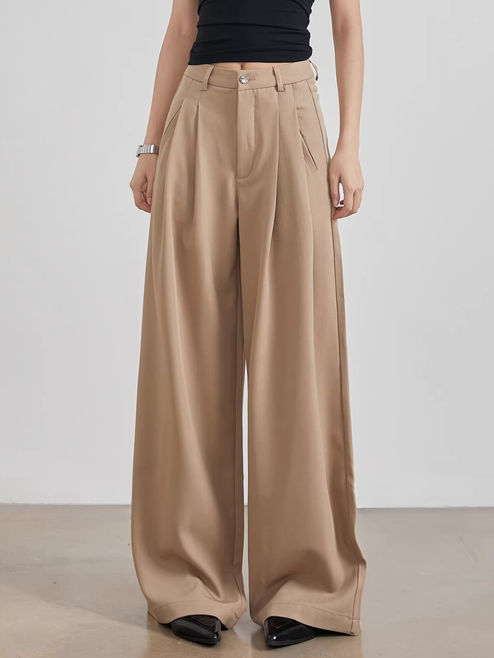 Tuck Wide Slacks