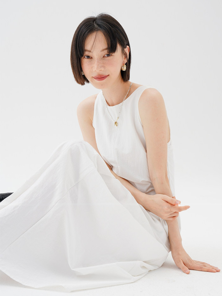 Minimal Sleeveless Salopette