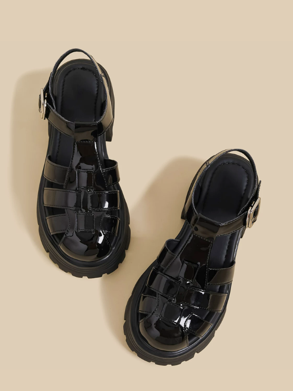 Patent Platform Ghurka Sandals（22.0cm〜）