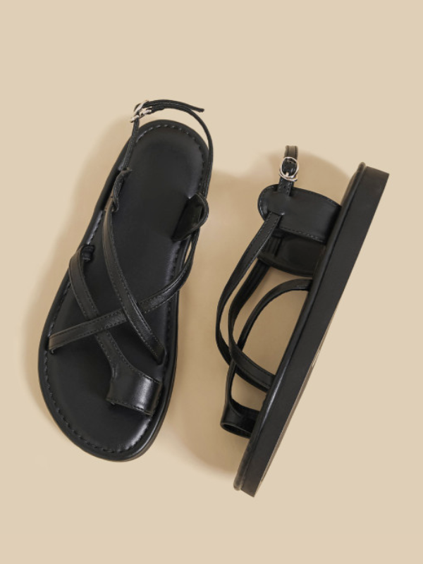 Cross Strap Toe Ring Sandals（〜25.0cm）