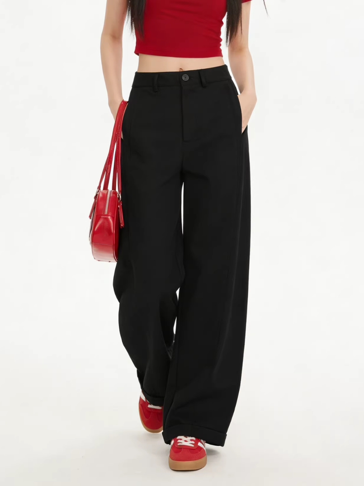 Front Seam Wide Pants