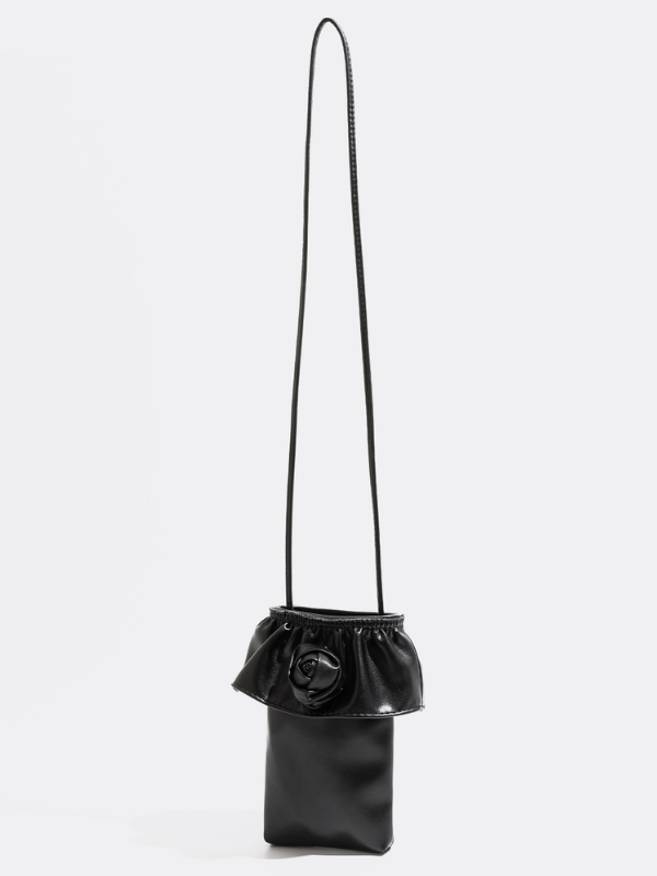Rose Frill Mobile Shoulder Bag