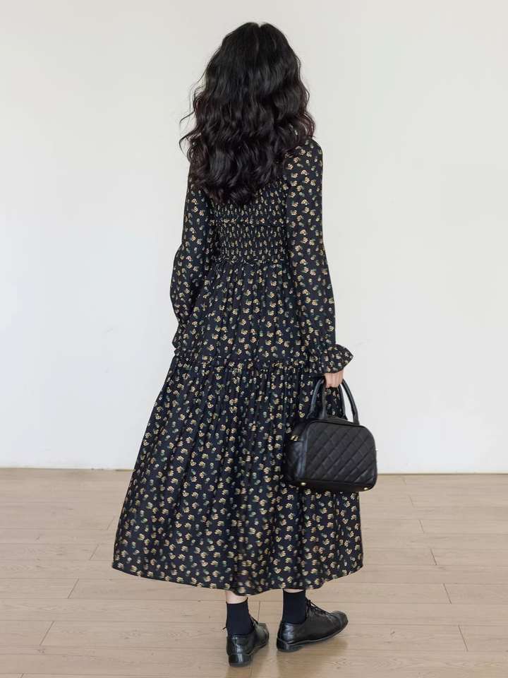Floral Smocked Tiered Dress