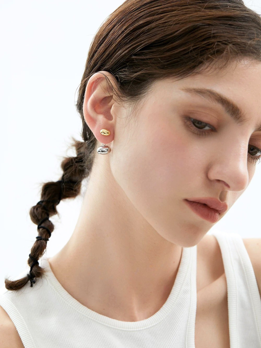 【EGO ACC】Dual Drop Bean Pierce