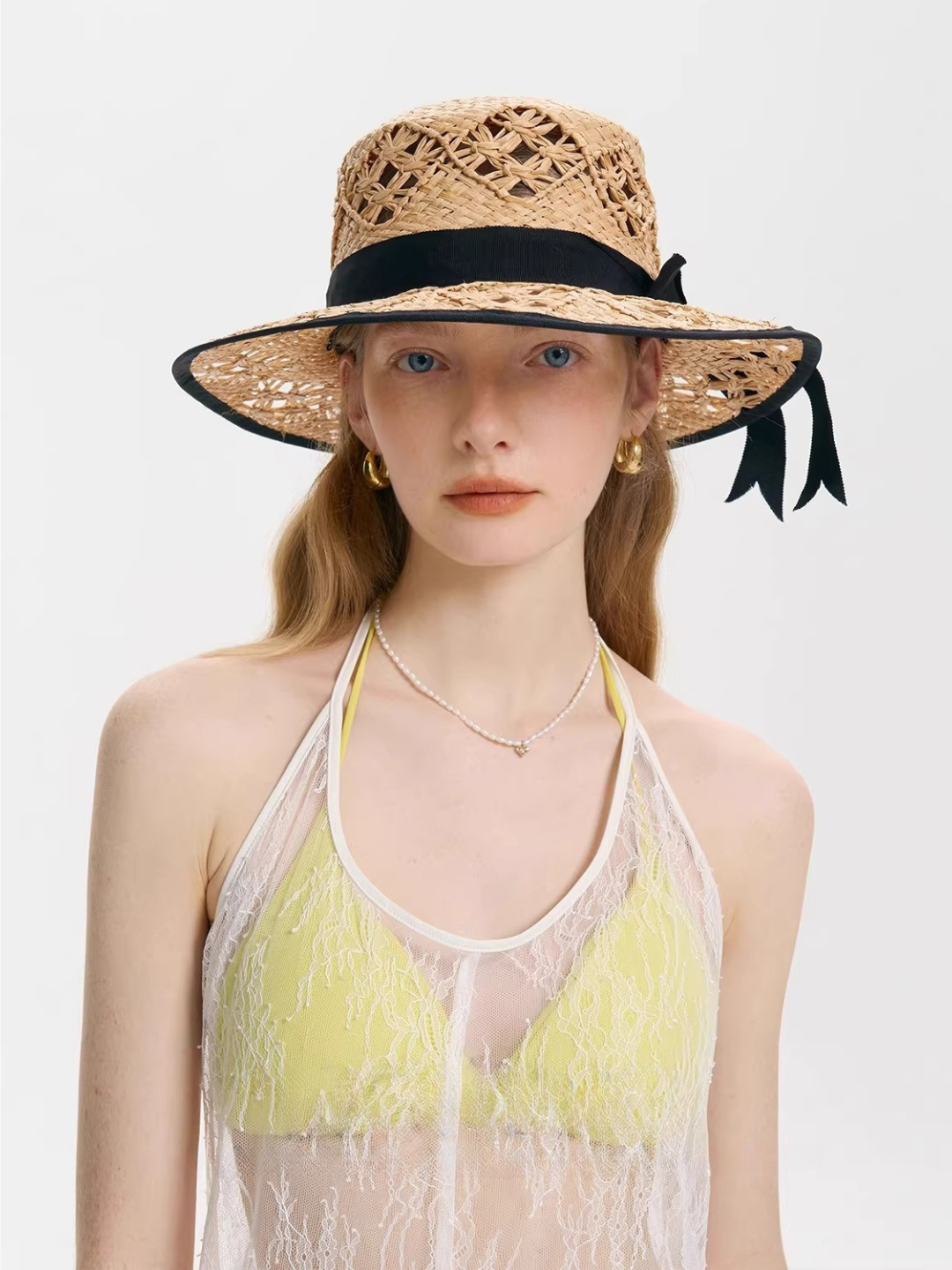 Classic Ribbon Straw Hat