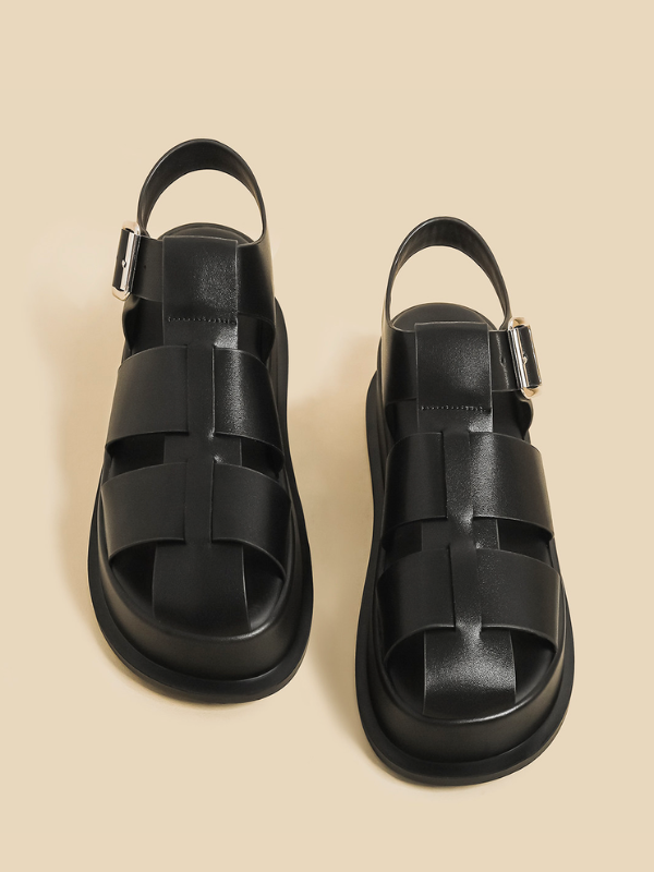 Minimal Platform Gurkha Sandals