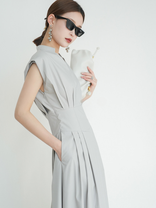 Waist Tuck Flare Dress