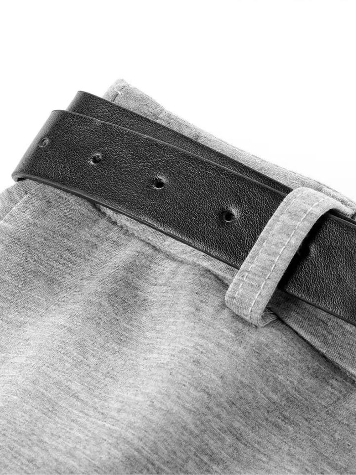 Layered Skirt Flare Pants