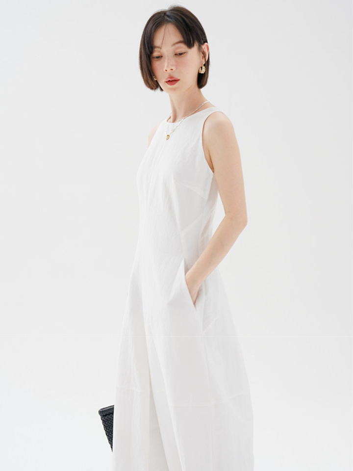 Minimal Sleeveless Salopette