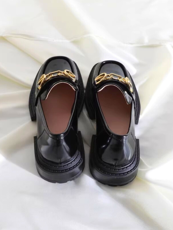 Gold Chain Chunky Loafers