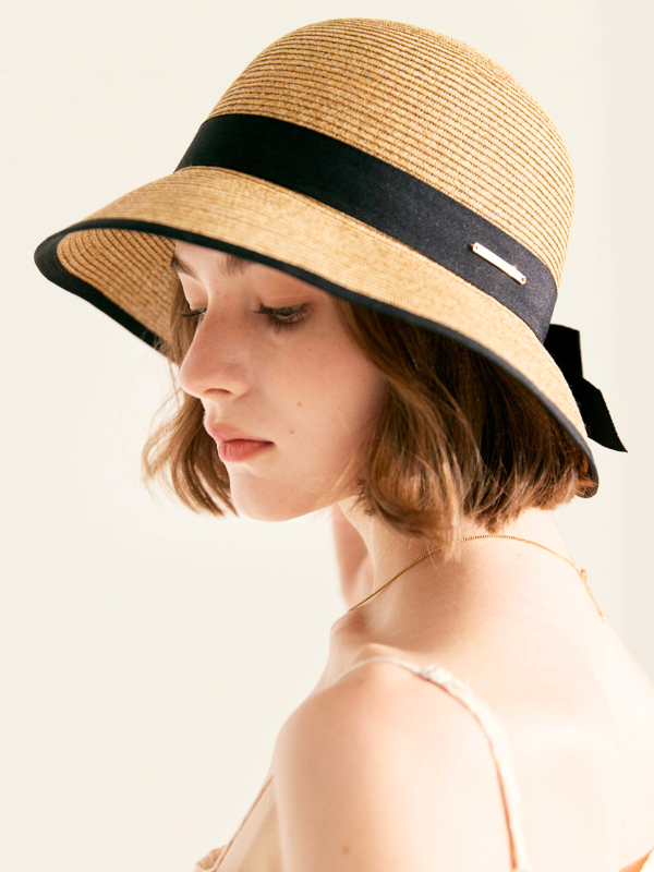 Classic Ribbon Straw Hat
