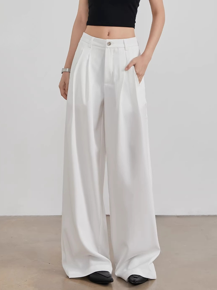 Tuck Wide Slacks