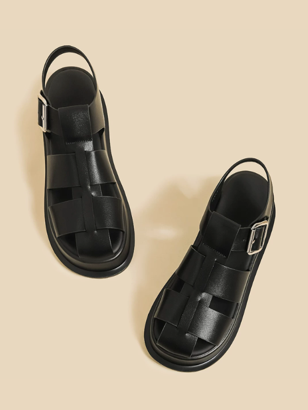 Minimal Platform Gurkha Sandals