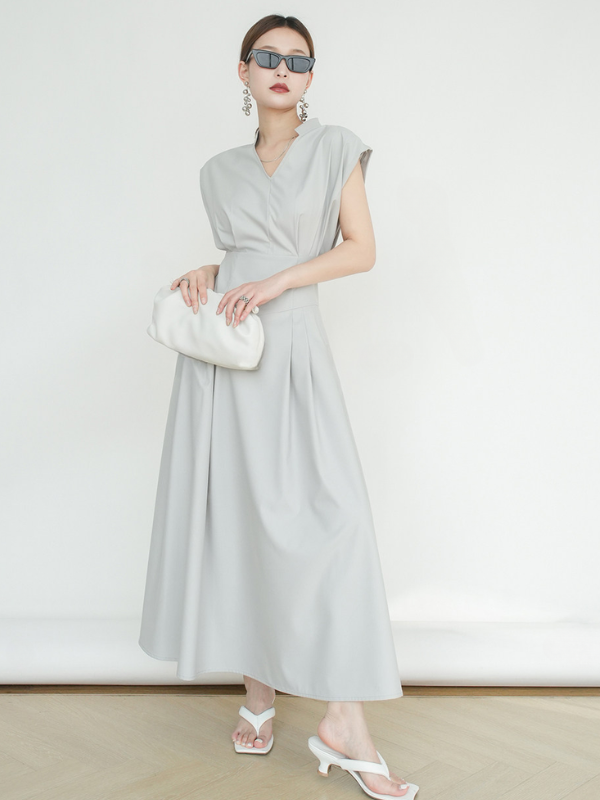 Waist Tuck Flare Dress