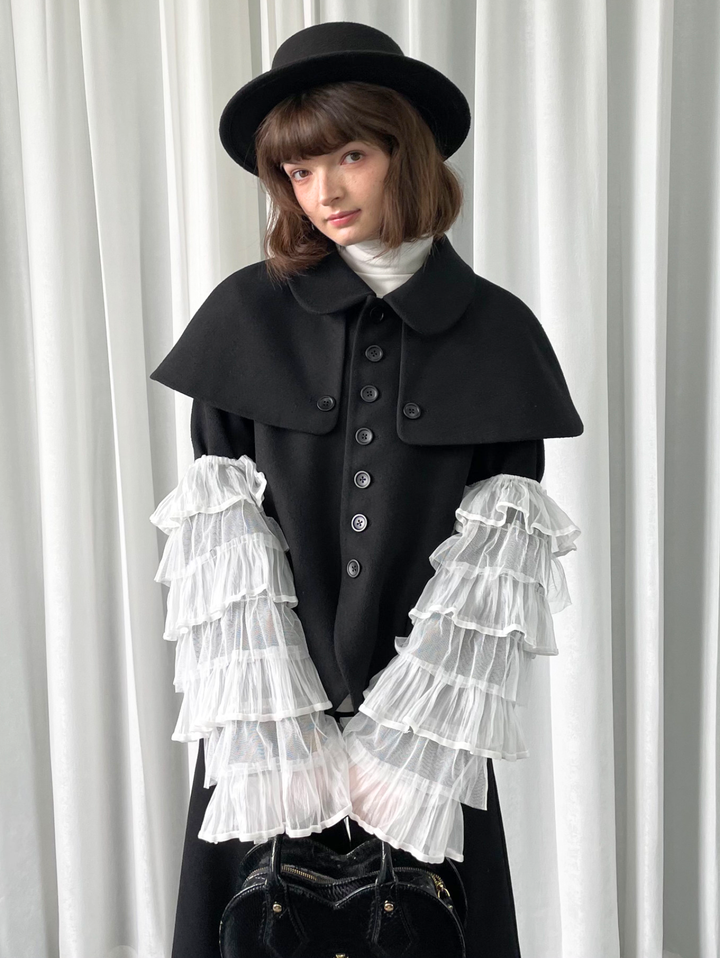 【Loose Smell】Sheer Frill Arm Covers