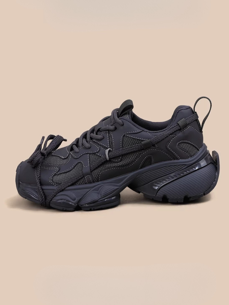 Ribbon Accent Chunky Sneakers（〜25.0cm）