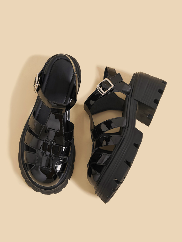 Patent Platform Ghurka Sandals（22.0cm〜）