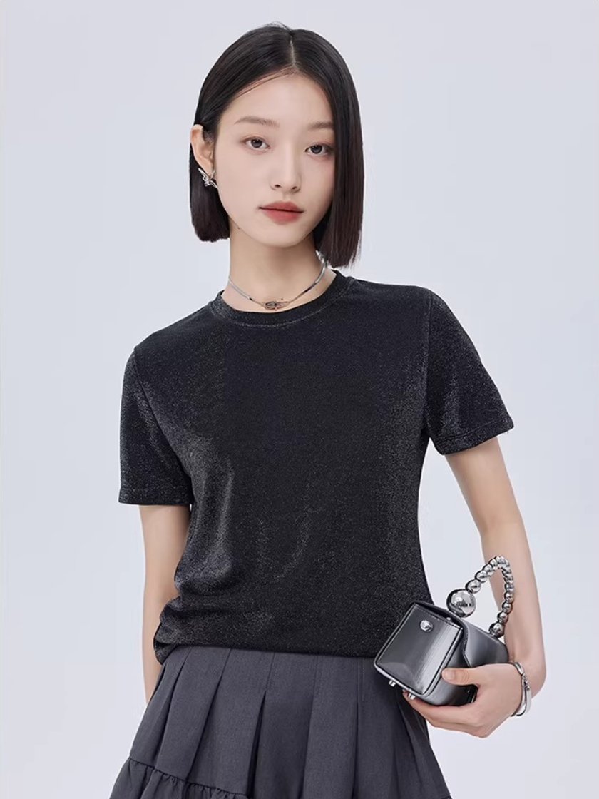 Shimmer Velvet T-Shirt