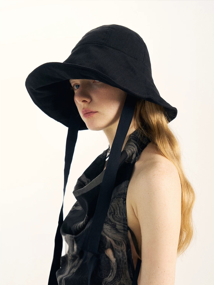 Soft Brim Ribbon Hat