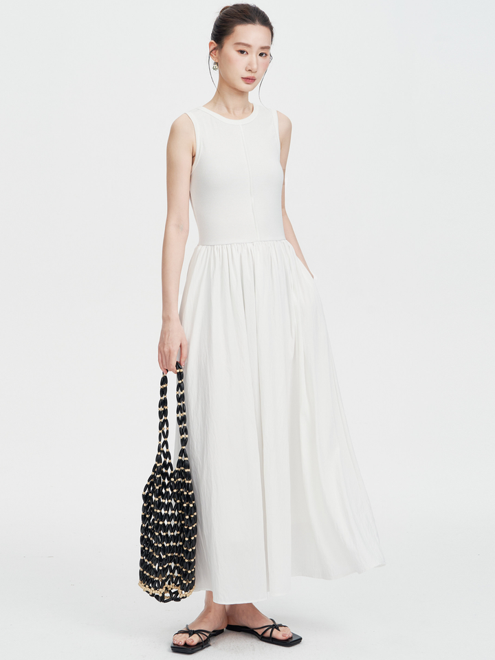 Sleeveless Knit Maxi Dress