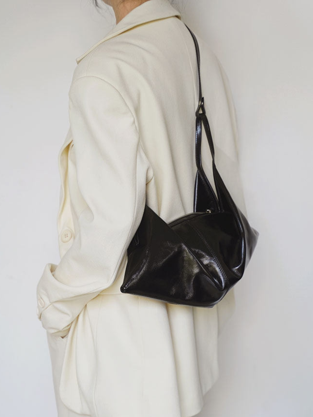 【PANLULUPAN】Sculptural Leather 2WAY Bag