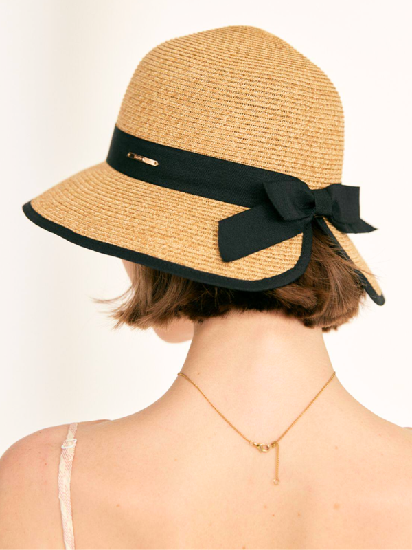 Classic Ribbon Straw Hat