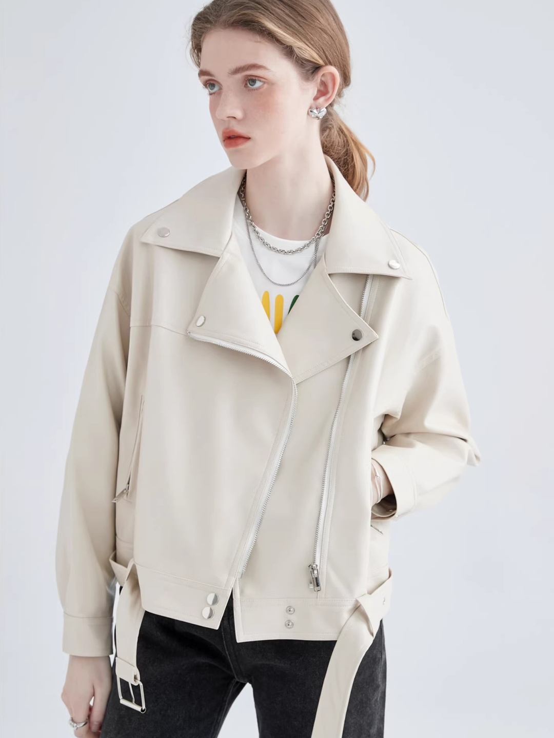Soft Minimal Riders Jacket