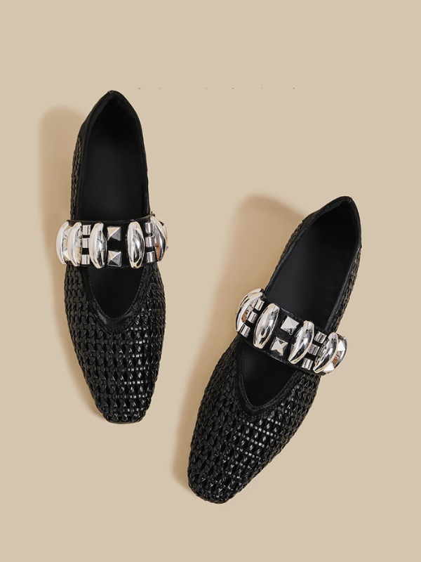 Ornament Mesh Flats（〜25.0cm）