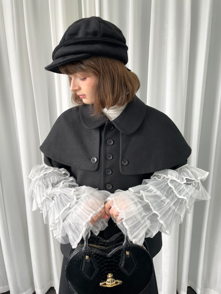 【Loose Smell】Sheer Frill Arm Covers