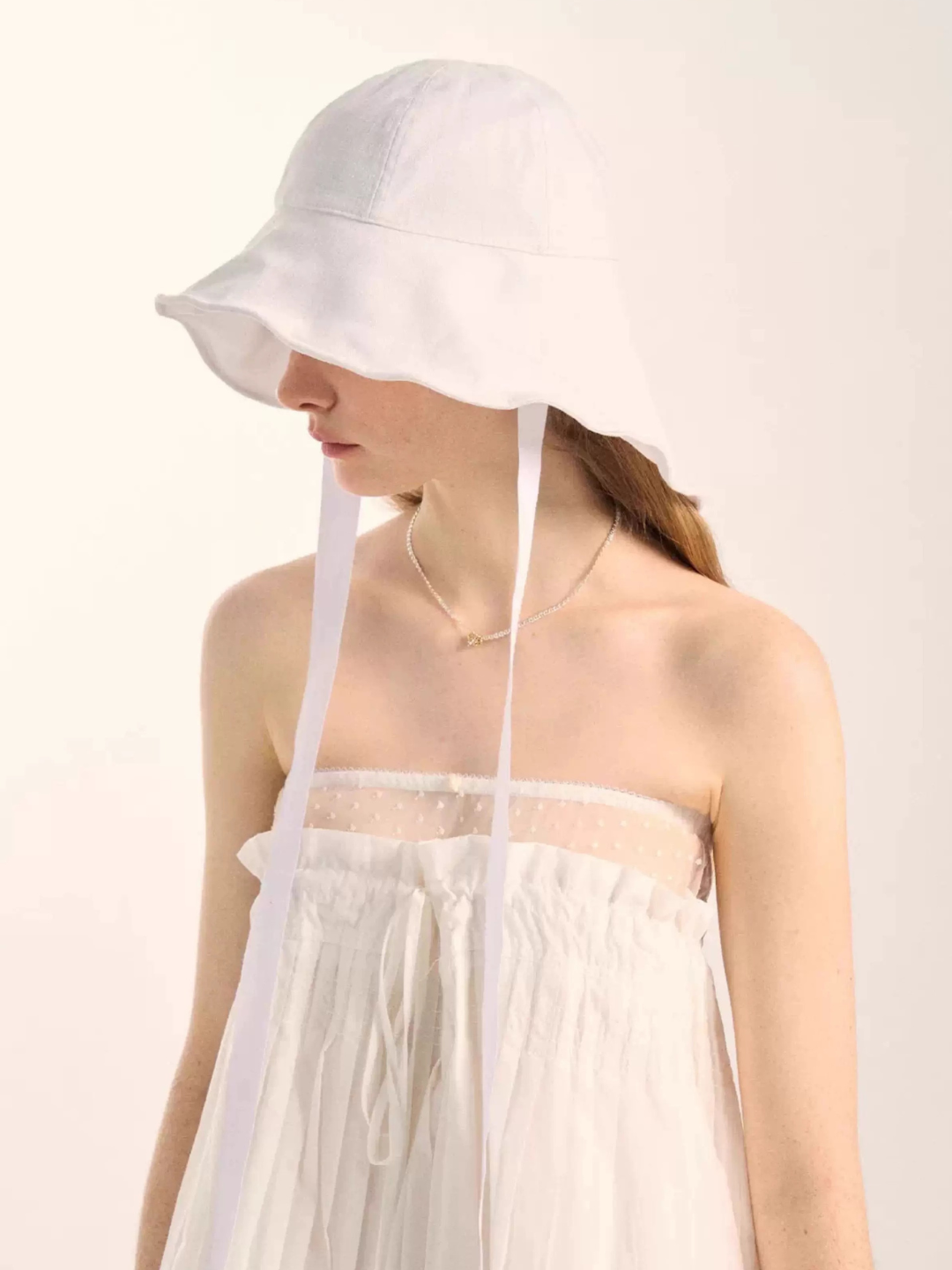 Soft Brim Ribbon Hat