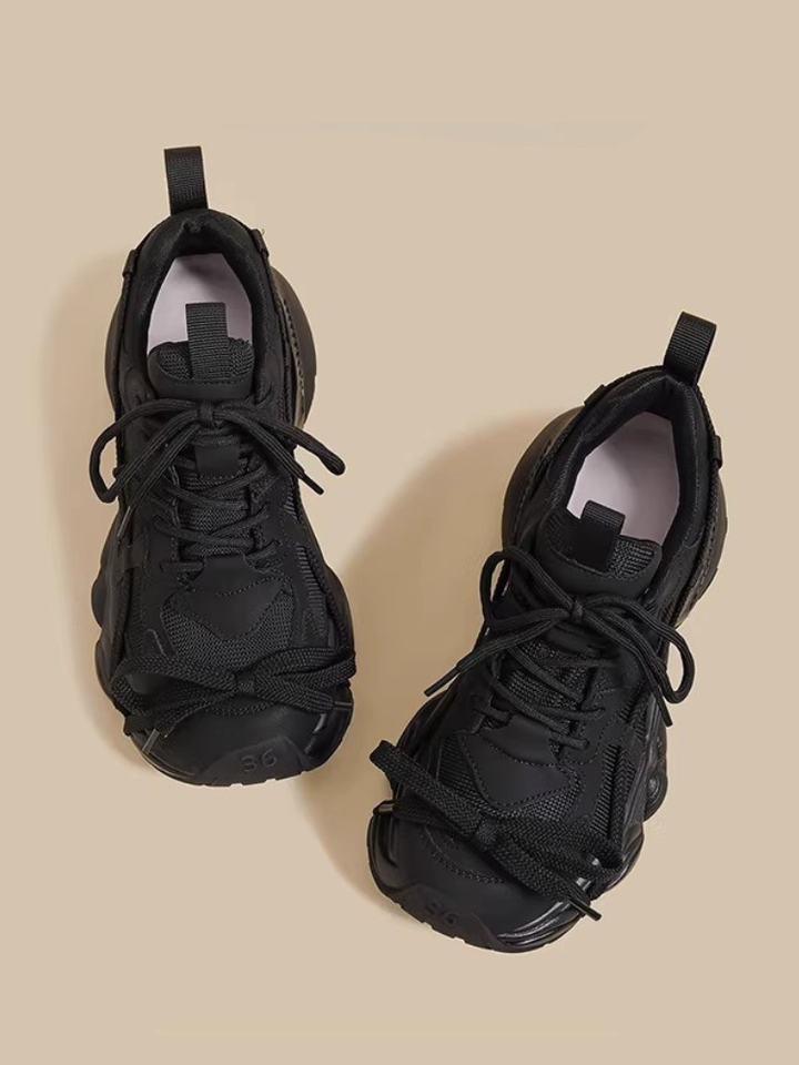 Ribbon Accent Chunky Sneakers（〜25.0cm）