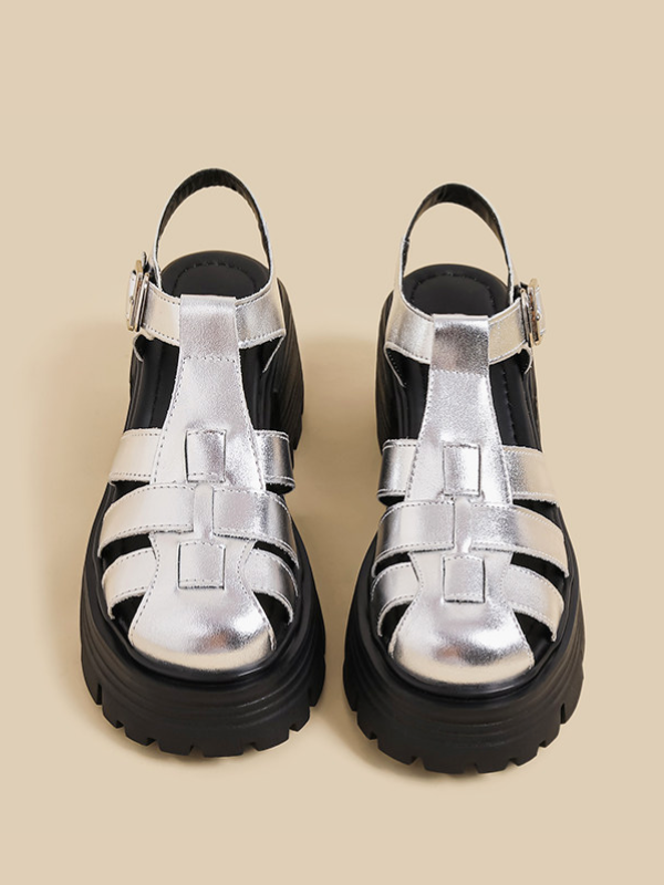 Patent Platform Ghurka Sandals（22.0cm〜）