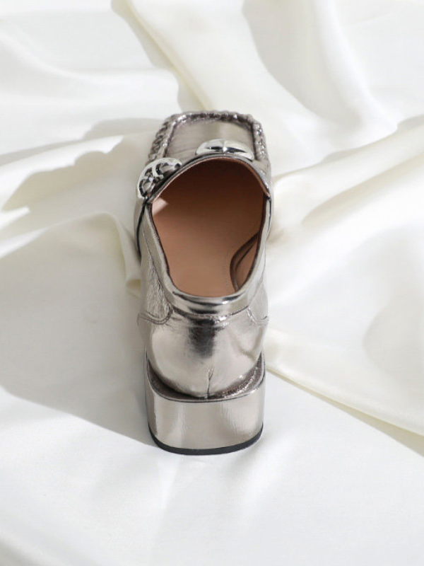 〈Pre Order〉Silver Heart Loafers