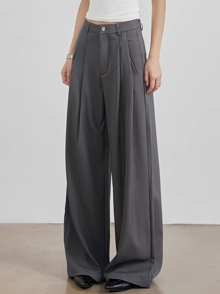 Tuck Wide Slacks