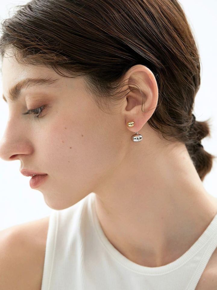 【EGO ACC】Dual Drop Bean Pierce
