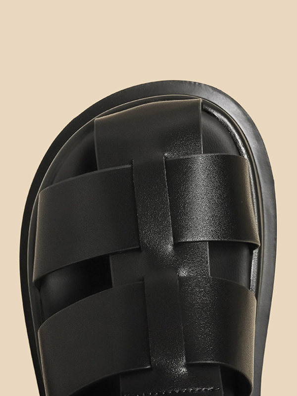 Minimal Platform Gurkha Sandals