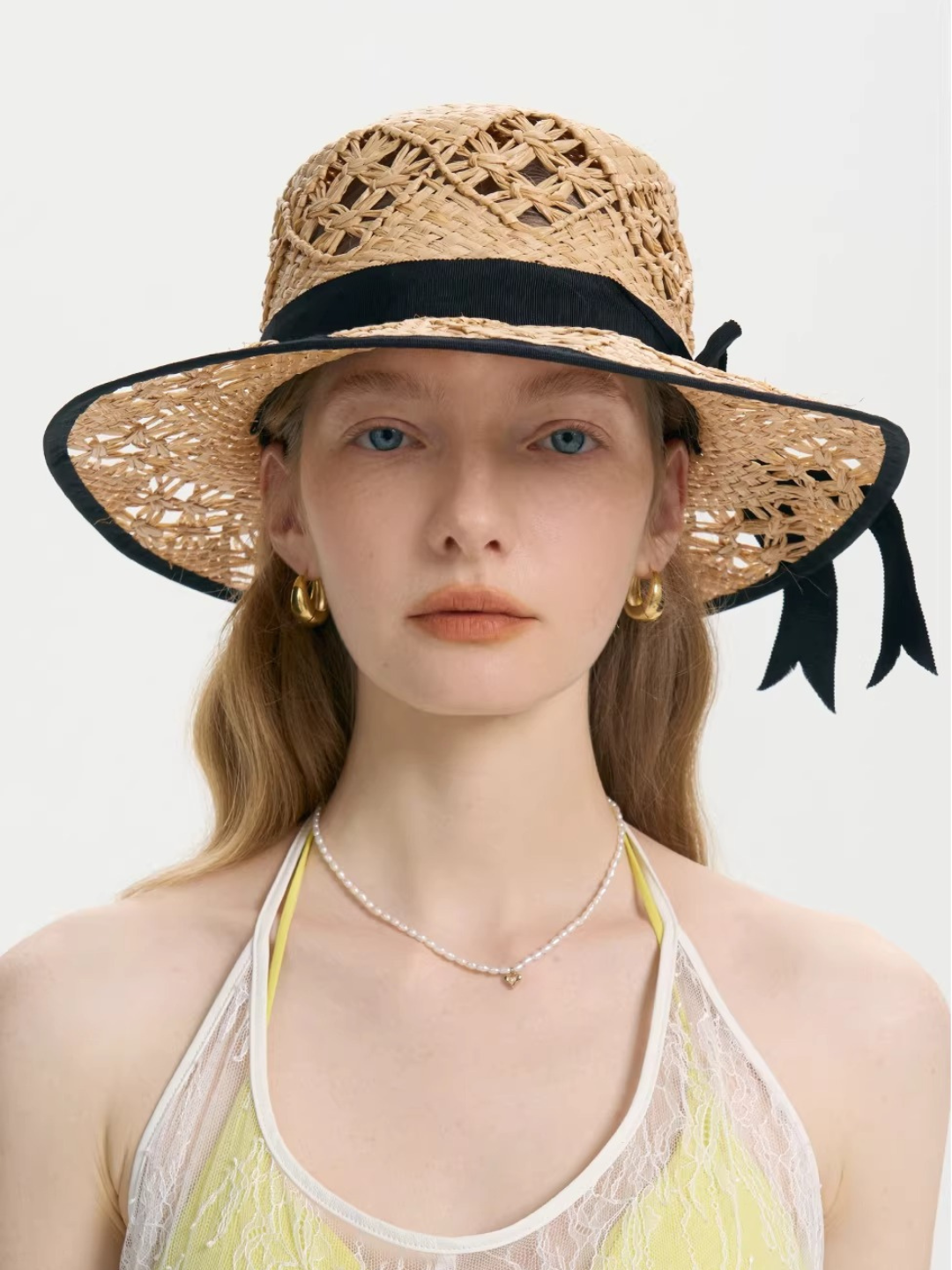 Classic Ribbon Straw Hat