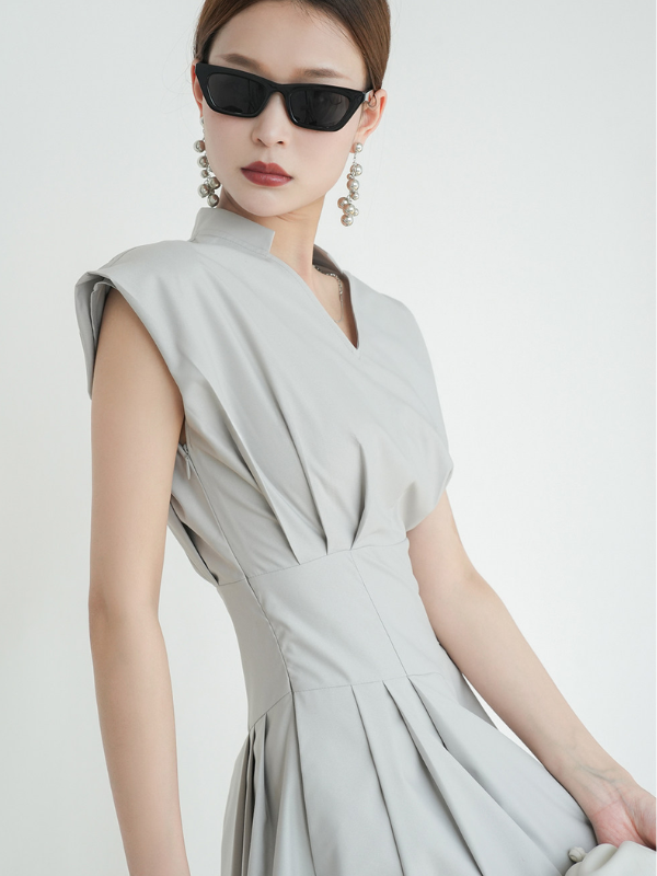 Waist Tuck Flare Dress