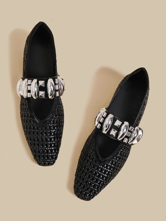 Ornament Mesh Flats（〜25.0cm）