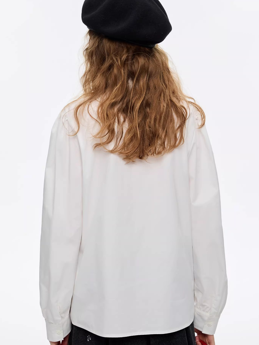 Lace Ribbon Tie Blouse