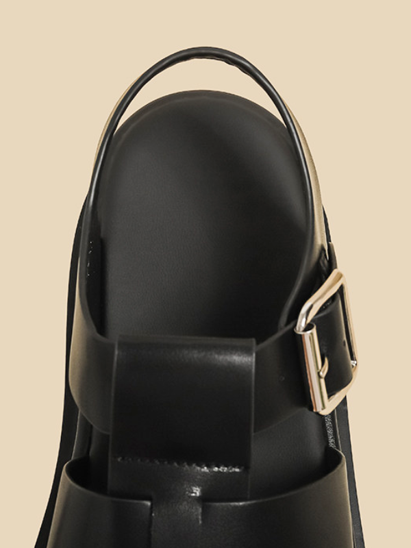 Minimal Platform Gurkha Sandals