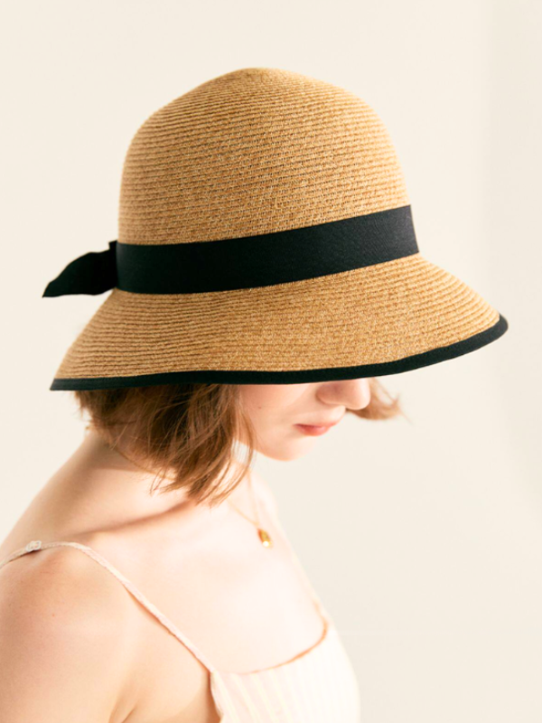 Classic Ribbon Straw Hat