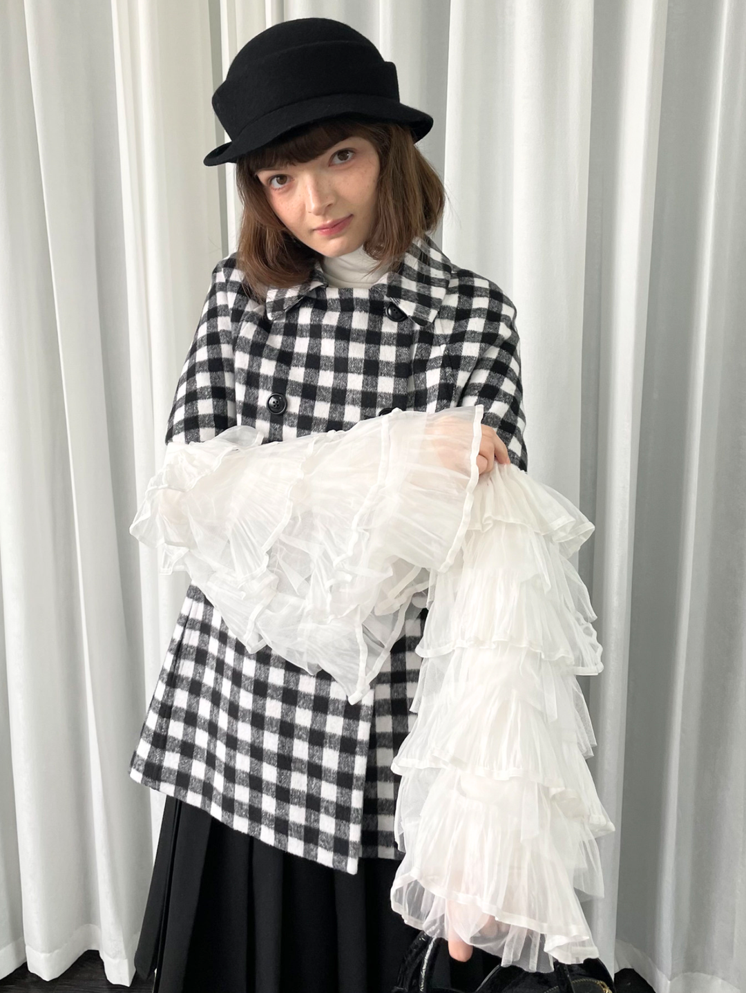 【Loose Smell】Sheer Frill Arm Covers