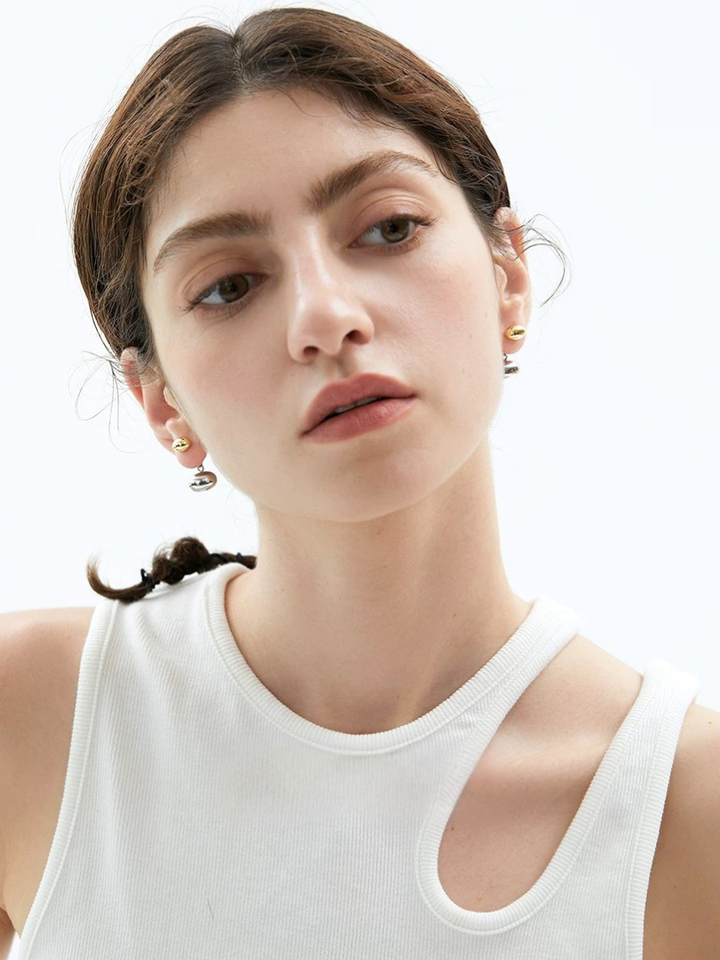 【EGO ACC】Dual Drop Bean Pierce