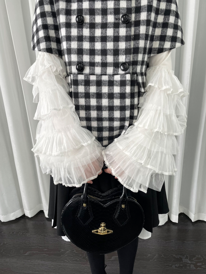 【Loose Smell】Sheer Frill Arm Covers