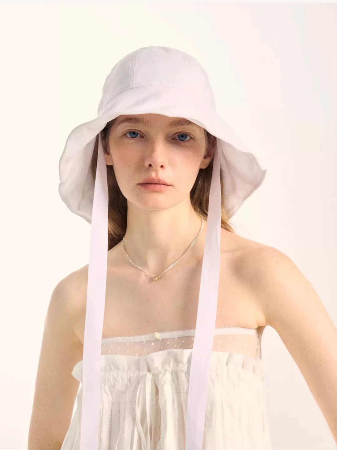 Soft Brim Ribbon Hat