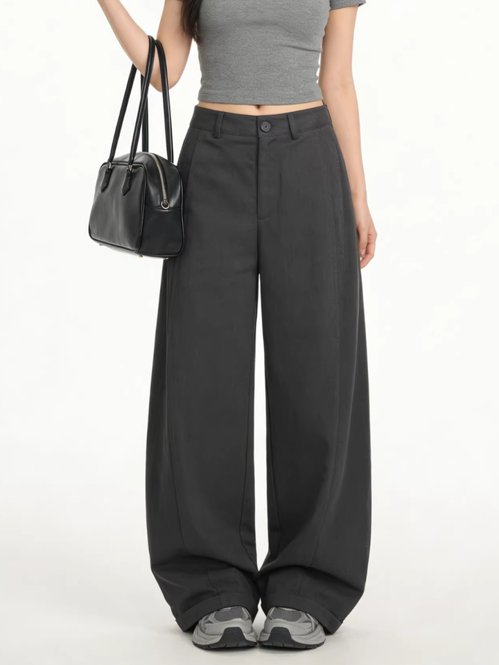 Front Seam Wide Pants