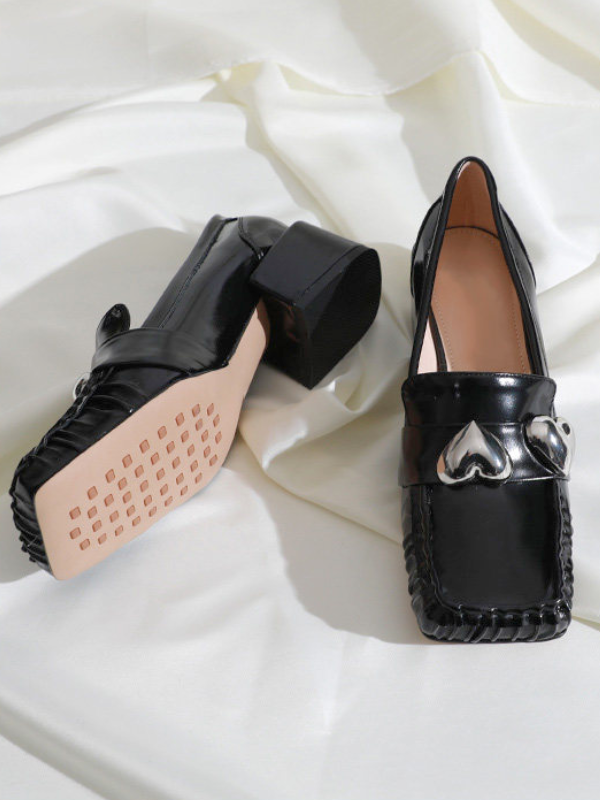 〈Pre Order〉Silver Heart Loafers