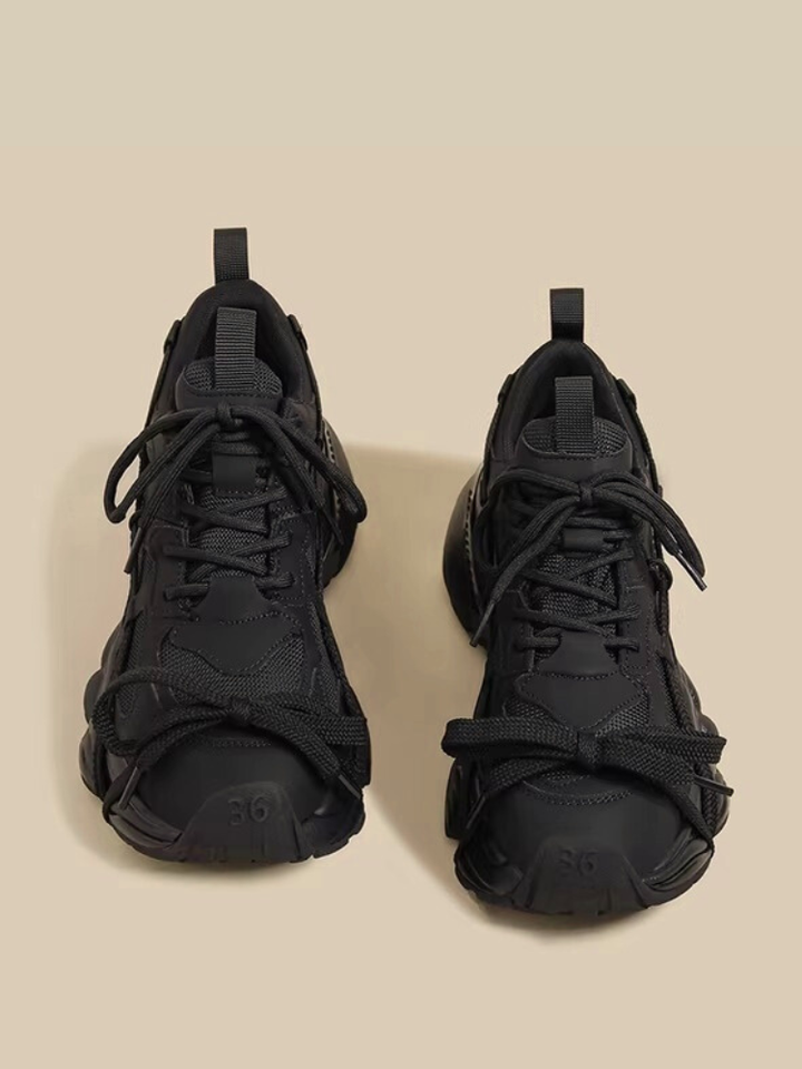 Ribbon Accent Chunky Sneakers（〜25.0cm）